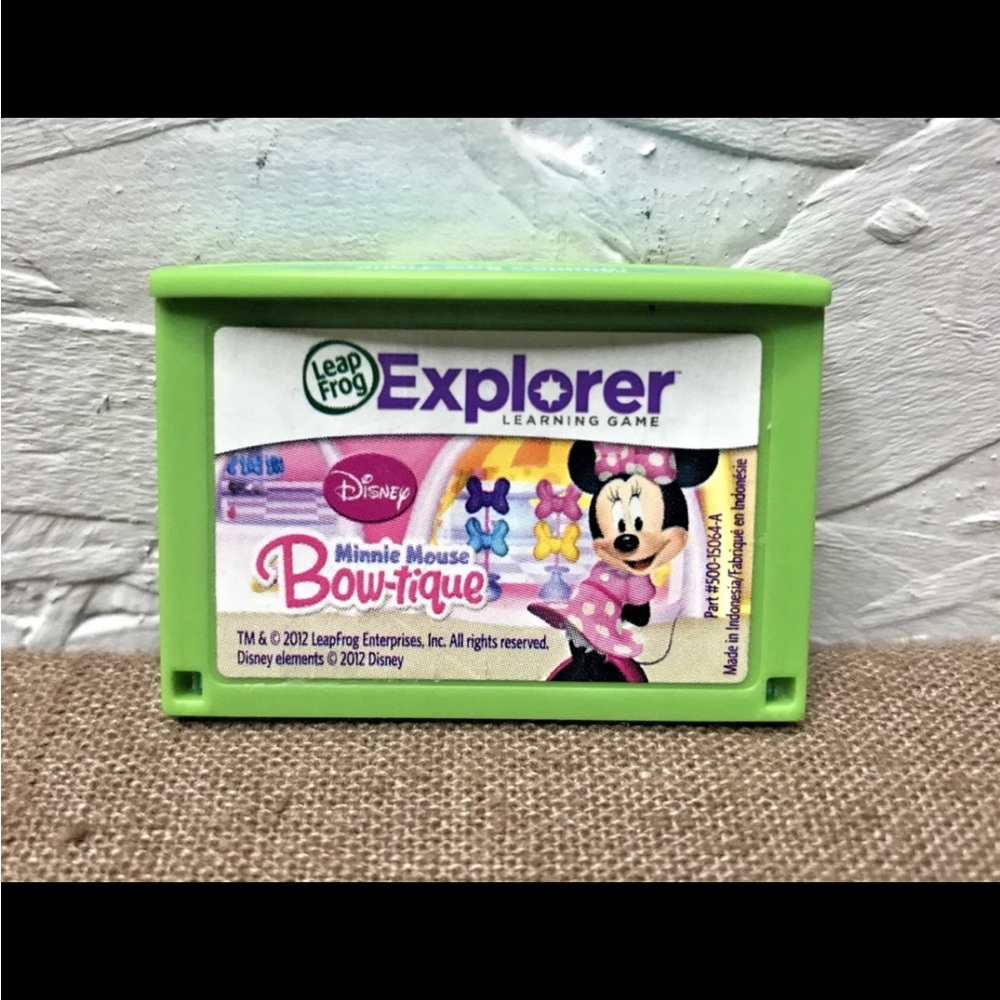 Minnie's Bow-Tique LeapFrog Leapster Explorer Game Tested Cartridge Only
